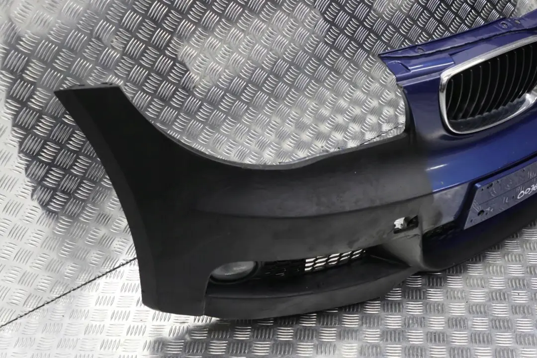 Front Bumper Trim Panel PDC Le Mans Blau Metallic - 381 to BMW 1 E82 E88 M Sport with Part number 0036219 BMW 1 E82 E88 M Sport Front Bumper Trim Panel PDC Le Mans Blau Metallic - 381 - SKU 0036219-LMB - Part number 0036219