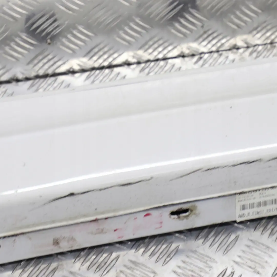 BMW E81 E82 E88 2 Listello Portiera Apertura Gonna Destra Bianco Alpino 3 - - SKU 0036142-AW2 - Numero di parte 0036142