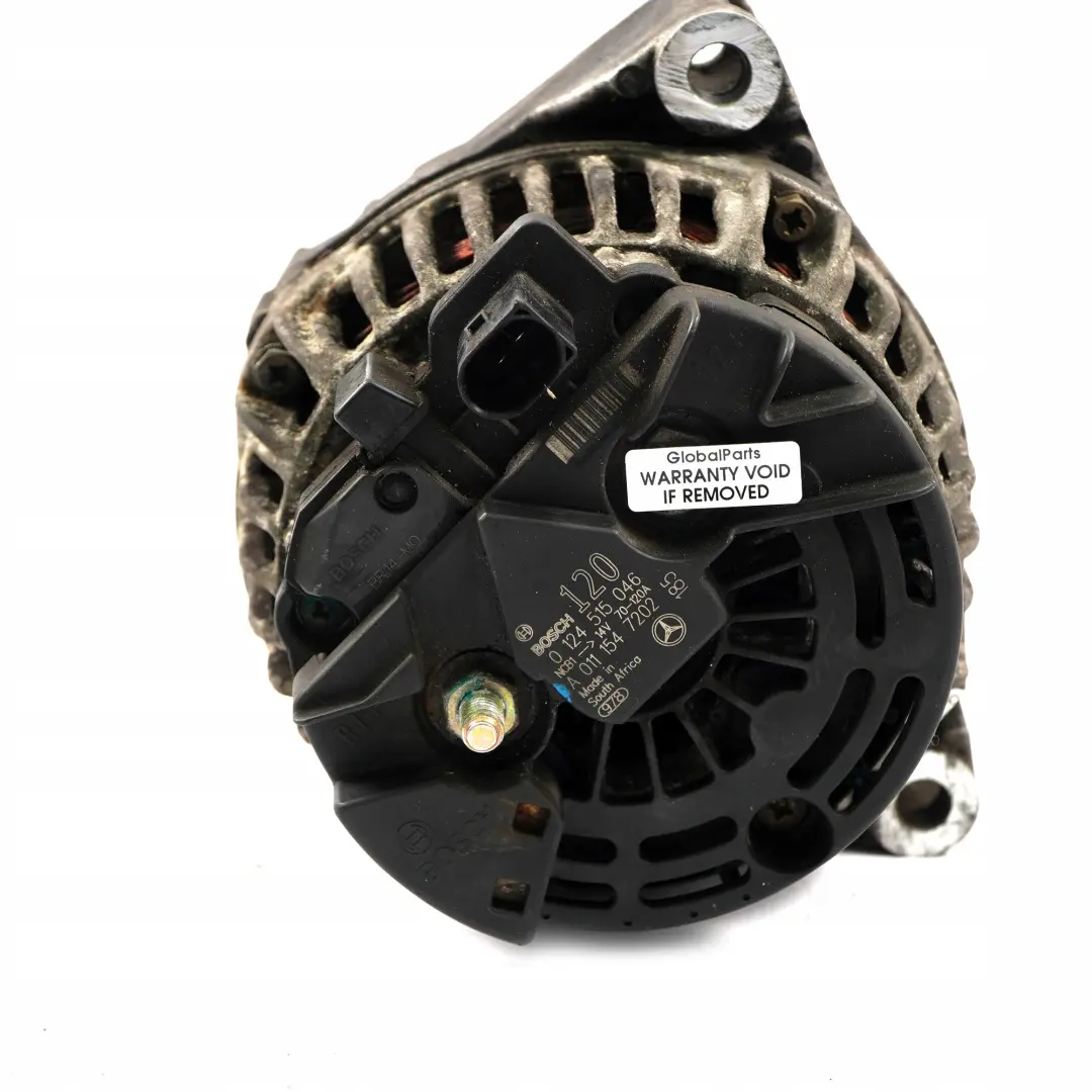  Mercedes-Benz W203 M111 C 200 230 K Bosch Generator Alternator - SKU A0111547202 - Teilenummer A0111547202