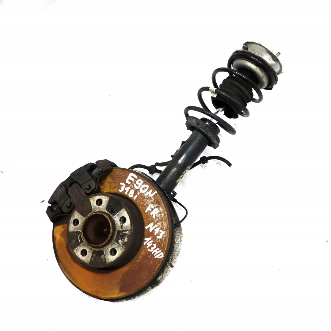 N43 delantero derecho O / Spring Strut Pierna Freno Suspension Hub para BMW E90 318i con número de pieza 6771724 BMW E90 318i N43 delantero derecho O / Spring Strut Pierna Freno Suspension Hub - SKU 6771724-7 - Número de pieza 6771724