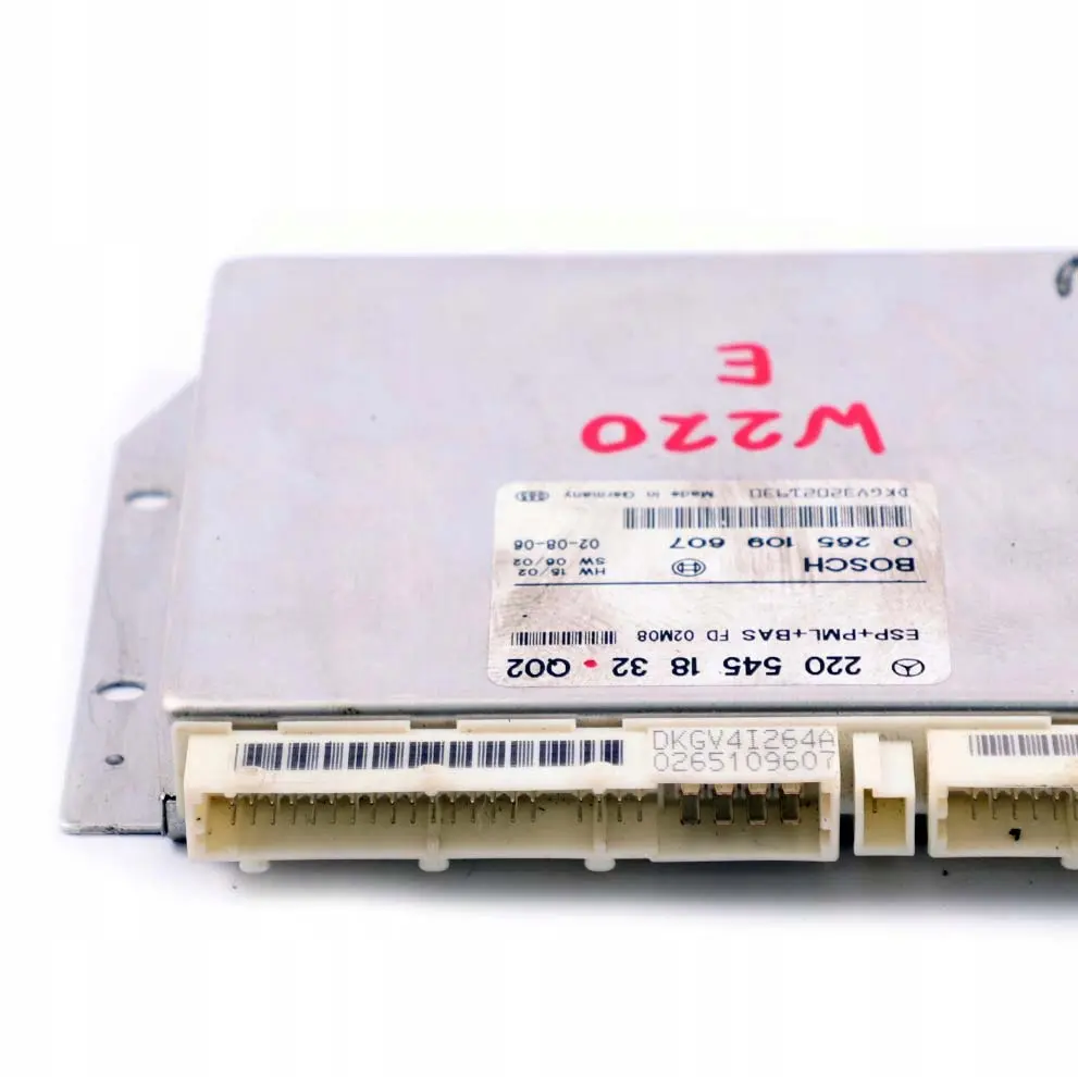 Mercedes-Benz S-Klasse W220 ESP PML BAS Steuergerät ECU Modul für mit Teilenummer A2205451832 Mercedes-Benz S-Klasse W220 ESP PML BAS Steuergerät ECU Modul - SKU A2205451832 - Teilenummer A2205451832