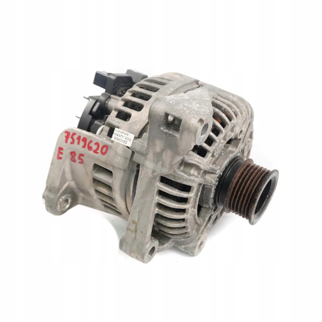 M54 325i 2.2i 2.5i 3.0i Alternator Generator 120A Bosch to BMW 3 Z4 E46 E85 with Part number 7519620 BMW 3 Z4 E46 E85 M54 325i 2.2i 2.5i 3.0i Alternator Generator 120A Bosch - SKU 7519620 - Part number 7519620