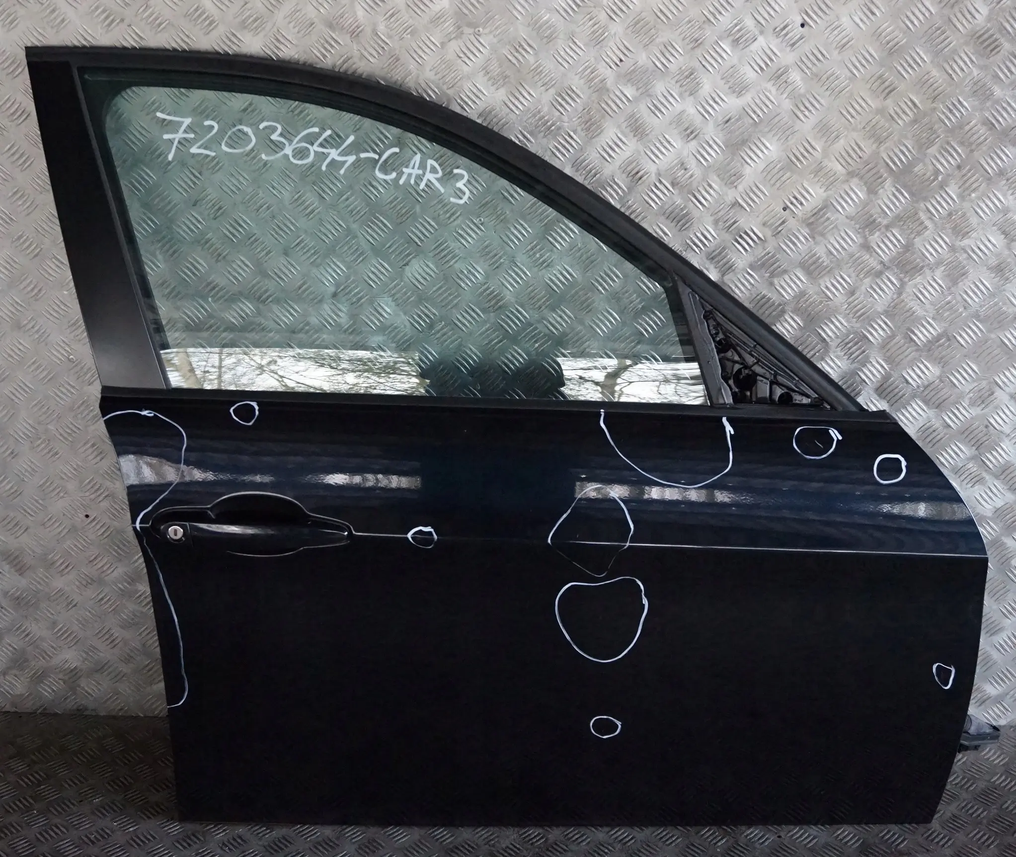 BMW 3 Series E90 E91 3 Door Front Right O/S Carbonschwarz Carbon Black - 416