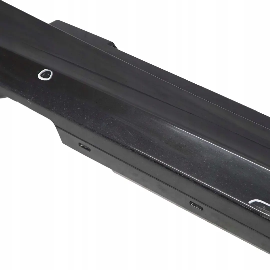 BMW E87 LCI 11 Sill Strip Faldon Lateral Izquierdo Negro Zafiro Metalico - 475 - SKU 0036145-BS11 - Número de pieza 0036145