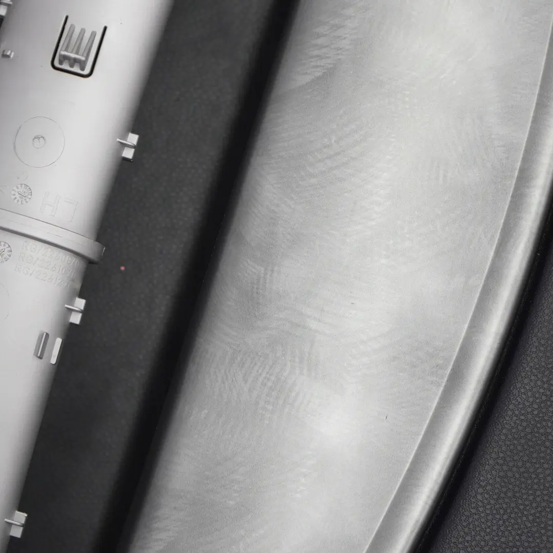 Front Left Door Card Side Trim Harman Kardon Panther Alloy Patina to Mini R50 R53 with Part number 7141279 Mini R50 R53 Front Left Door Card Side Trim Harman Kardon Panther Alloy Patina - SKU 7141279-1 - Part number 7141279