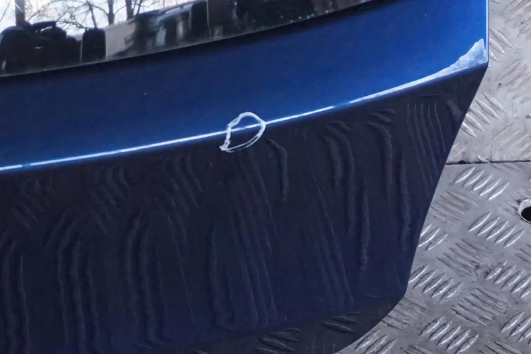 BMW 1 E81 E87 2 Trunk Lid Tailgate Boot Tiefseeblau Deep Sea Blue A76 - SKU 7133898-DSB2 - Part number 7133898