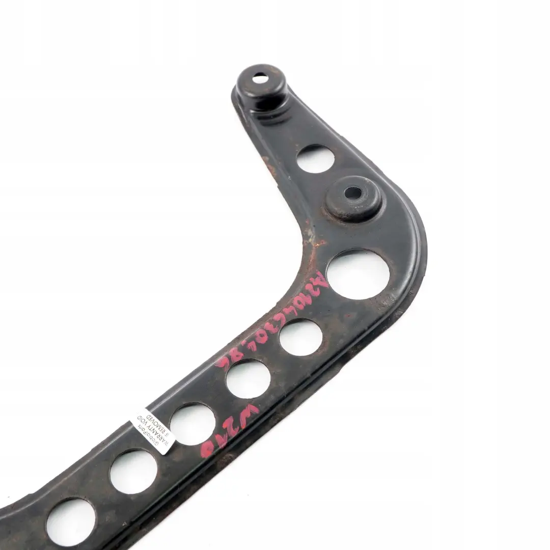 Mercedes-Benz E W210 Front Axle Steering Rack Cross Member Supporting Plate to with Part number A2104630486 Mercedes-Benz E W210 Front Axle Steering Rack Cross Member Supporting Plate - SKU A2104630486 - Part number A2104630486