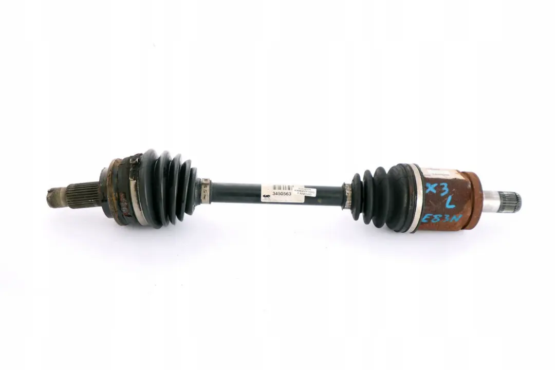 BMW X3 Series E83 LCI Front Axle Left N/S Output Drive Shaft Driveshaft - SKU 3450563 - Part number 3450565