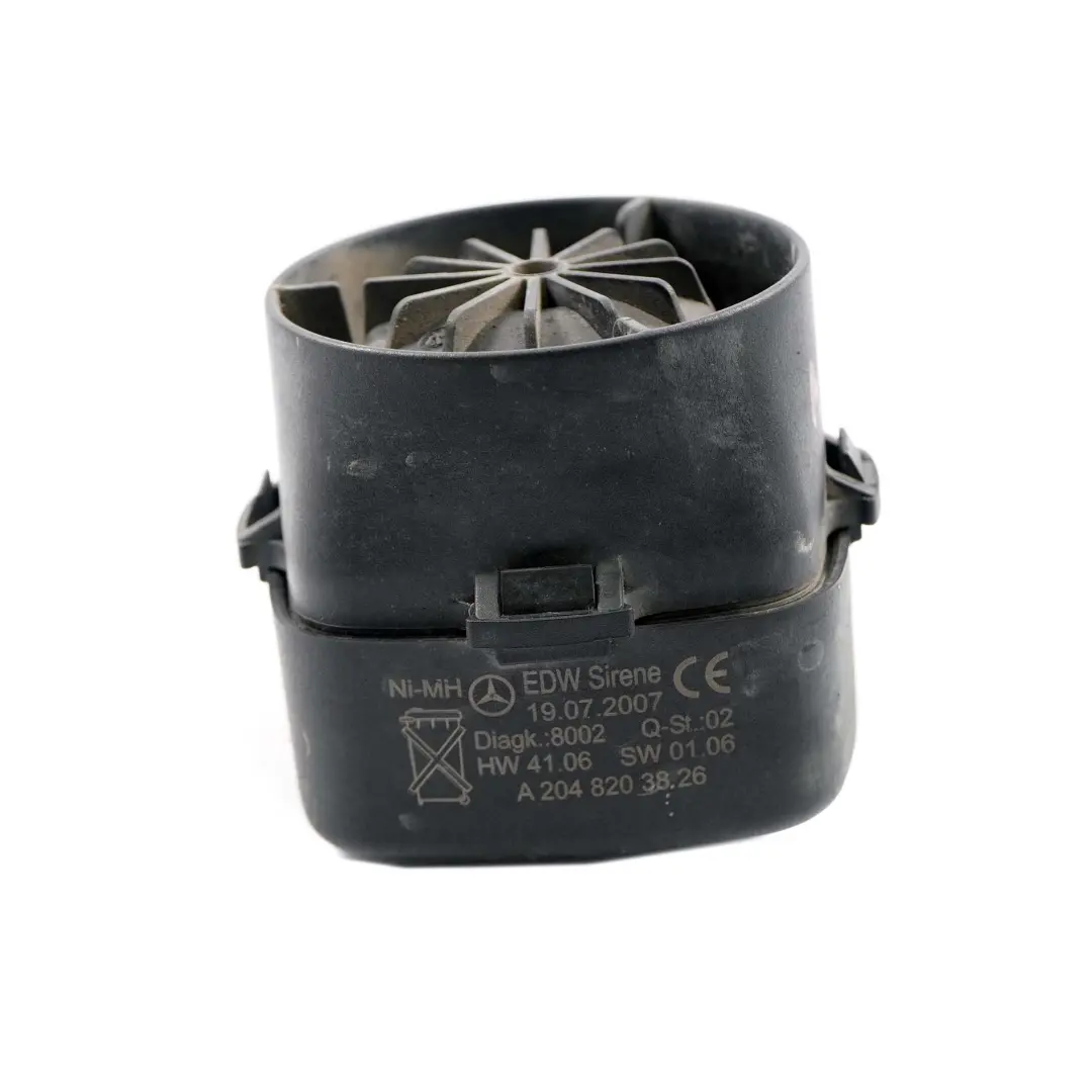 Mercedes-Benz Clase C W204 Antirrobo Alarma Sirena Bocina Se?al para con número de pieza A2048203826 Mercedes-Benz Clase C W204 Antirrobo Alarma Sirena Bocina Se?al - SKU A2048203826 - Número de pieza A2048203826