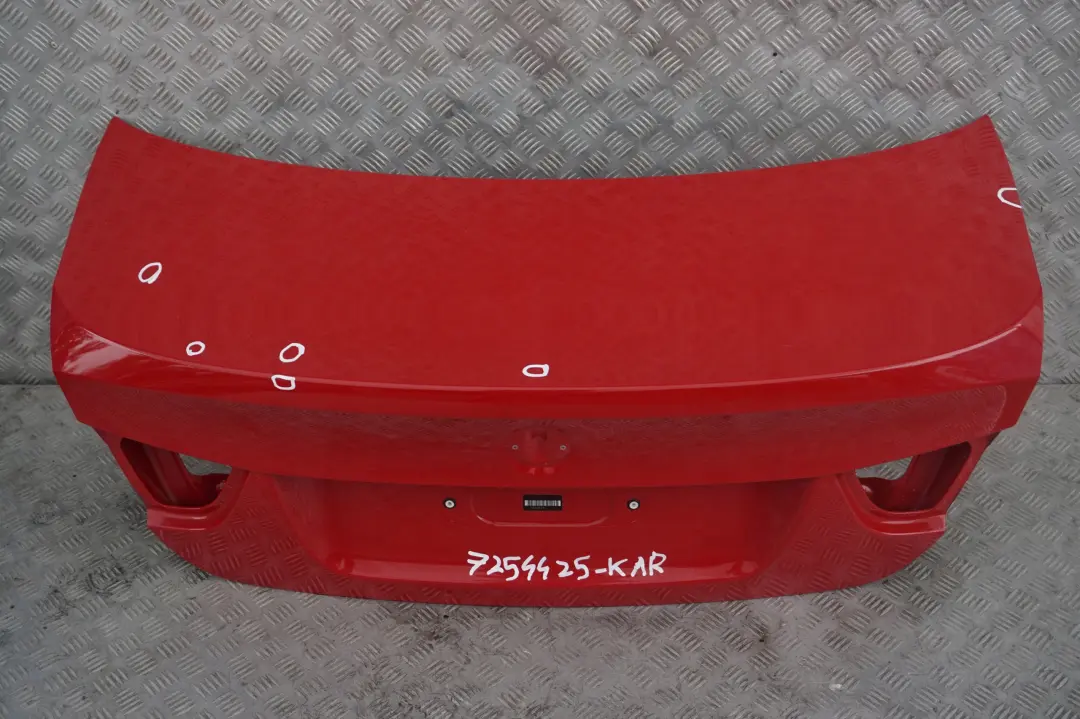 Trunk Boot Lid Tailgate Karmesinrot Crimson Red - A61 to BMW 3 SERIES E90 LCi Rear with Part number 7254425 BMW 3 SERIES E90 LCi Rear Trunk Boot Lid Tailgate Karmesinrot Crimson Red - A61 - SKU 7254425-KAR - Part number 7254425