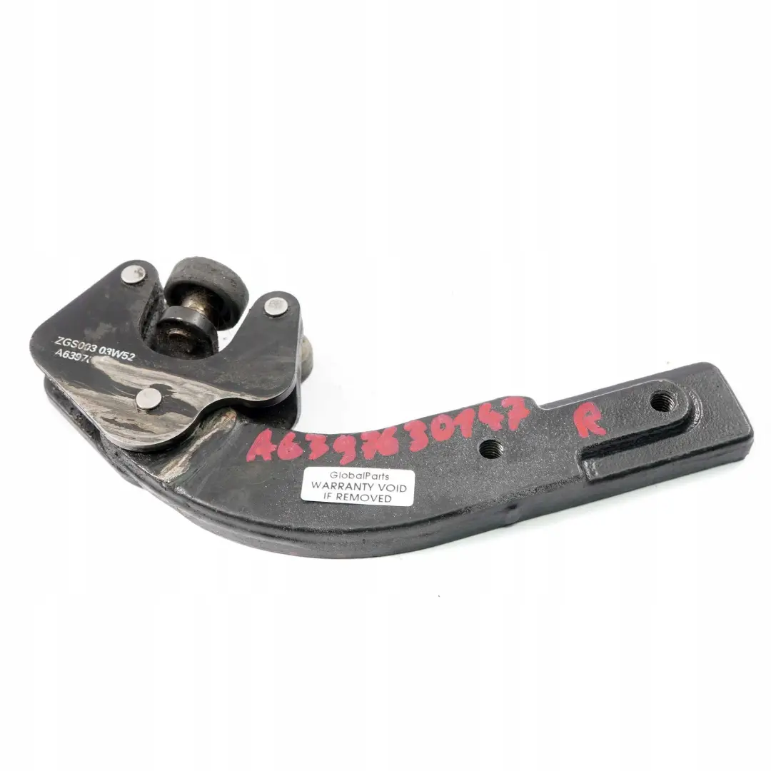 Mercedes Vito W639 Right O/S Sliding Door Bottom Roller Hinge - SKU A6397630147 - Part number A6397630147