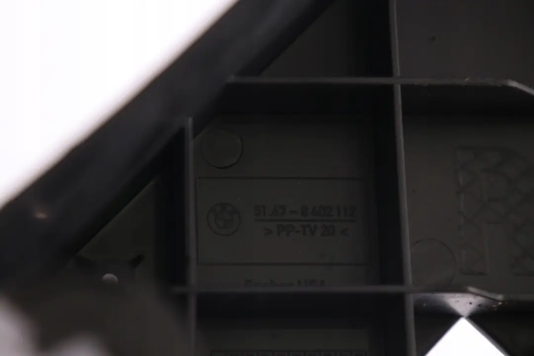BMW X5 E53 Wykładzina Podłogi Bagażnika Tylna Prawa - SKU 8402112 - Numer Części 51478402112