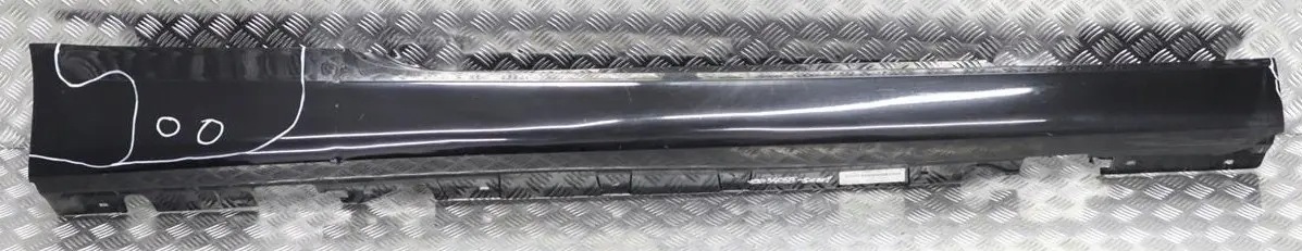 BMW E92 E93 Sill Strip Faldon Lateral Derecho Schwarz 2 Negro - 668