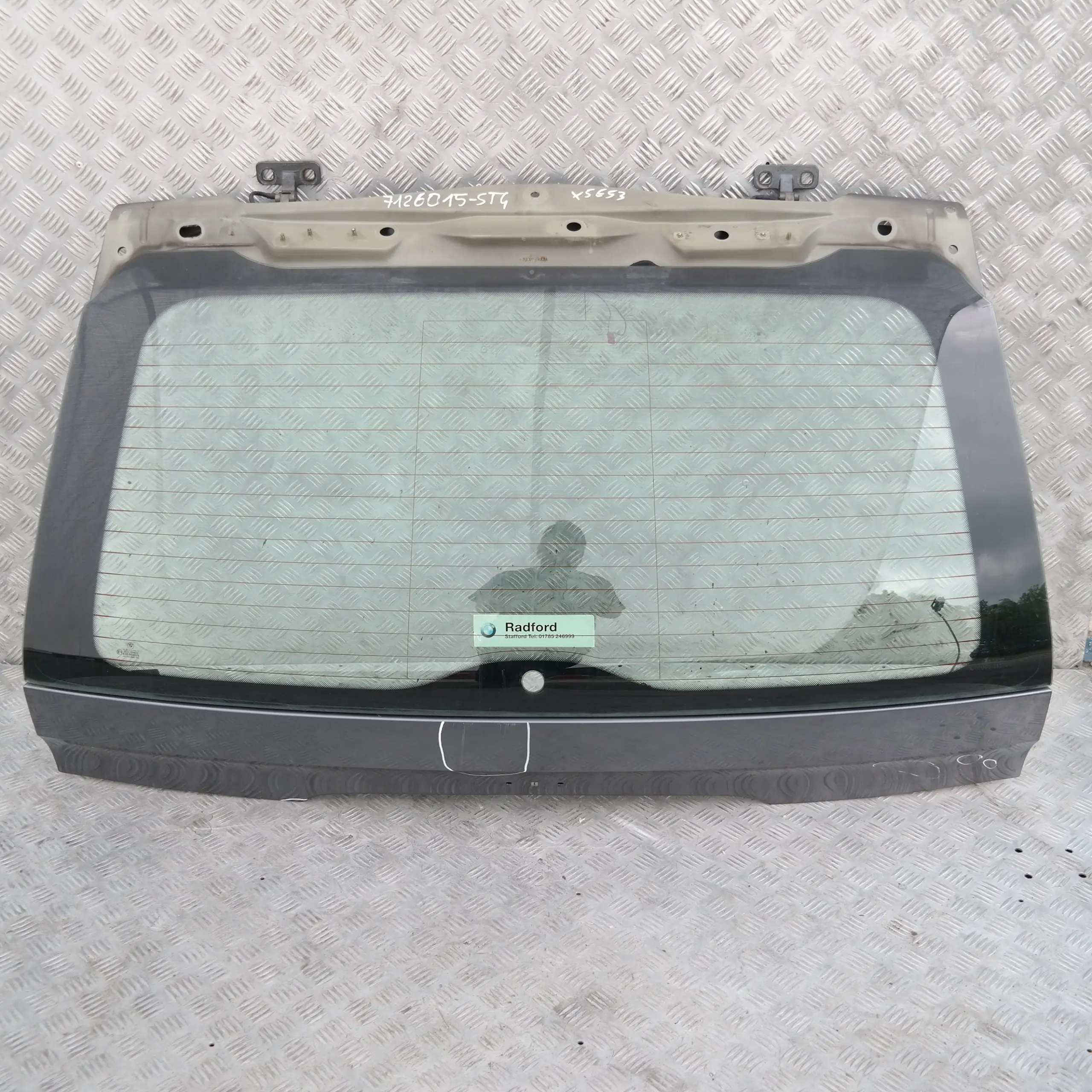BMW X5 E53 Trunk Lid Tailgate Boot Rear Sterlinggrau Sterling Grey - 472
