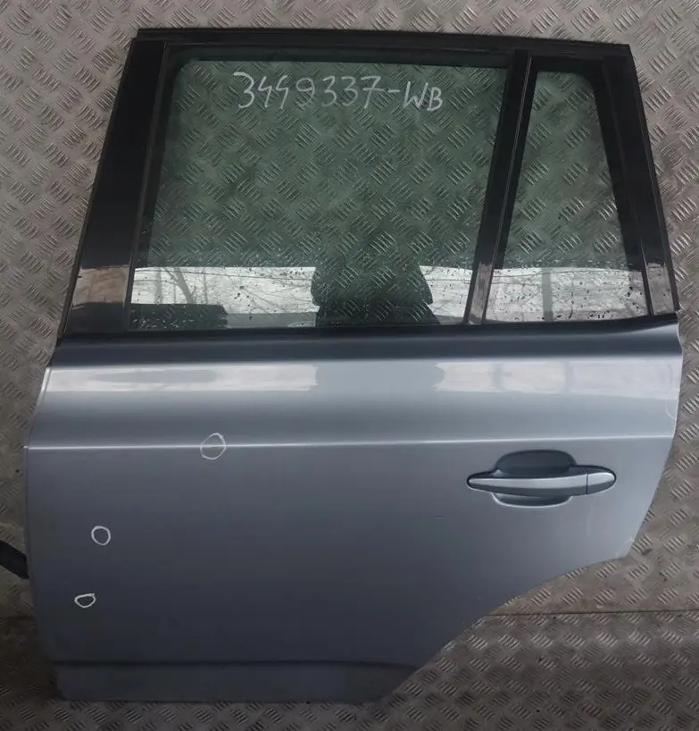 Door Rear Left N/S Bluewater Blue Water Metallic - 896 to BMW X3 Series E83 with Part number 3449337 BMW X3 Series E83 Door Rear Left N/S Bluewater Blue Water Metallic - 896 - SKU 3449337-WB - Part number 3449337