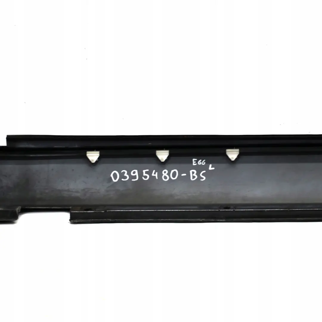 Door Sill Cover Skirt Right O/S Black Sapphire - 475 to BMW 7 Series E66 Long with Part number 0395480 BMW 7 Series E66 Long Door Sill Cover Skirt Right O/S Black Sapphire - 475 - SKU 0395480-BS - Part number 0395480