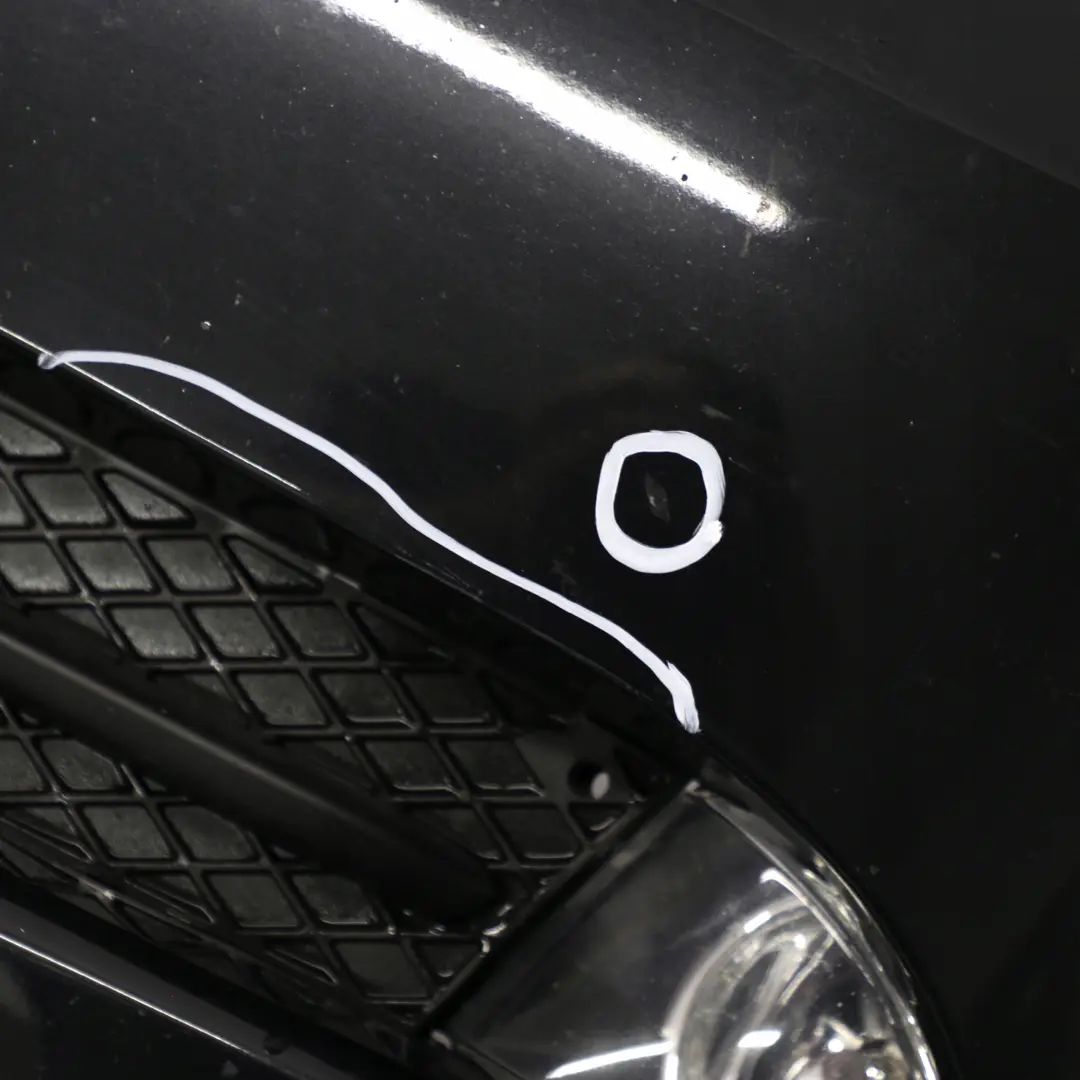 Front Bumper Trim Panel Complete Black Sapphire Metallic to BMW 3 Series E90 E91 5 with Part number 33167 BMW 3 Series E90 E91 5 Front Bumper Trim Panel Complete Black Sapphire Metallic - SKU 0033167-BS5 - Part number 33167