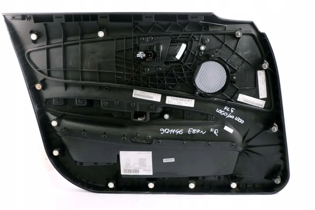 BMW 1 Series E87 LCI Front Right O/S Door Card Lining Trim Panel Anthracite - SKU 9121146 - Part number 9121146