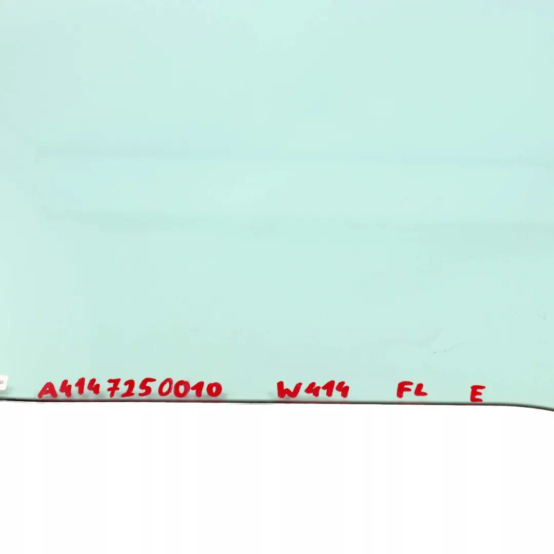  Mercedes-Benz Vaneo W414 Front Door Left N/S Window Glass AS2 - SKU A4147250010 - Part number A4147250010