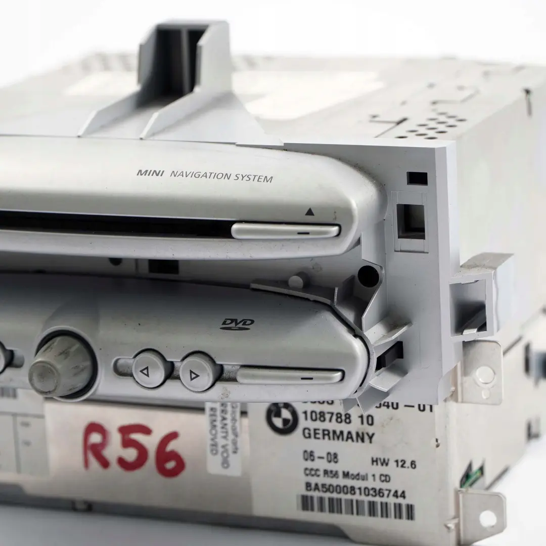 BMW Mini Cooper R55 R56 R57 CCC CD DVD Navigation Sat Nav Head Unit - SKU 3452071 - Part number 9138452