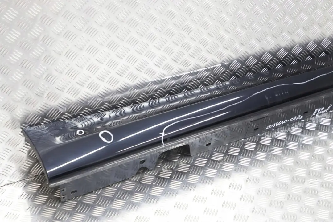 BMW E90 E91 2 M Sport Sill Strip Faldon Lateral Derecho Carbonschwarz Negro 416 - SKU 0033440-CAR2 - Número de pieza 0033440