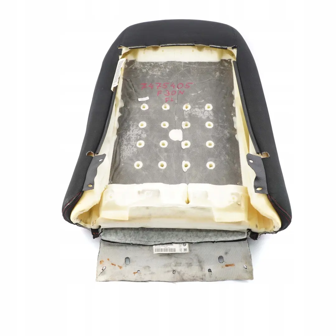 Vordersitz Sport Links Lehne Bezug Stoff Anthrazit Rot für BMW 1 3 F20 F30 LCI mit Teilenummer 7475405 BMW 1 3 F20 F30 LCI Vordersitz Sport Links Lehne Bezug Stoff Anthrazit Rot - SKU 7475405 - Teilenummer 7475405