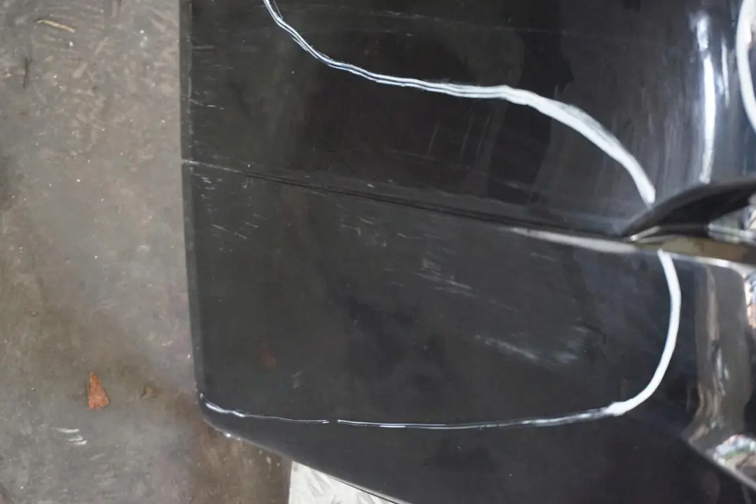 BMW E60 LCI Zderzak tylny tył schwarz - SKU 0422349-SCH1 - Numer Części 0422349