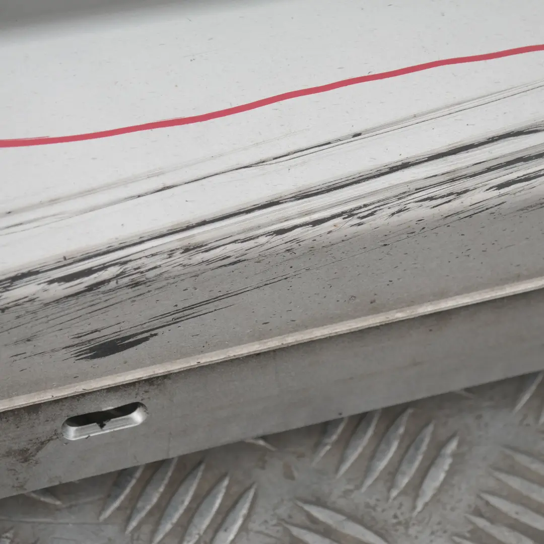 Sill strip side skirt right O/S Titansilber Silver 354 to BMW 1 SERIES 9 E87N LCI with Part number 51770036144 BMW 1 SERIES 9 E87N LCI Sill strip side skirt right O/S Titansilber Silver 354 - SKU 0036144-TS9 - Part number 51770036144