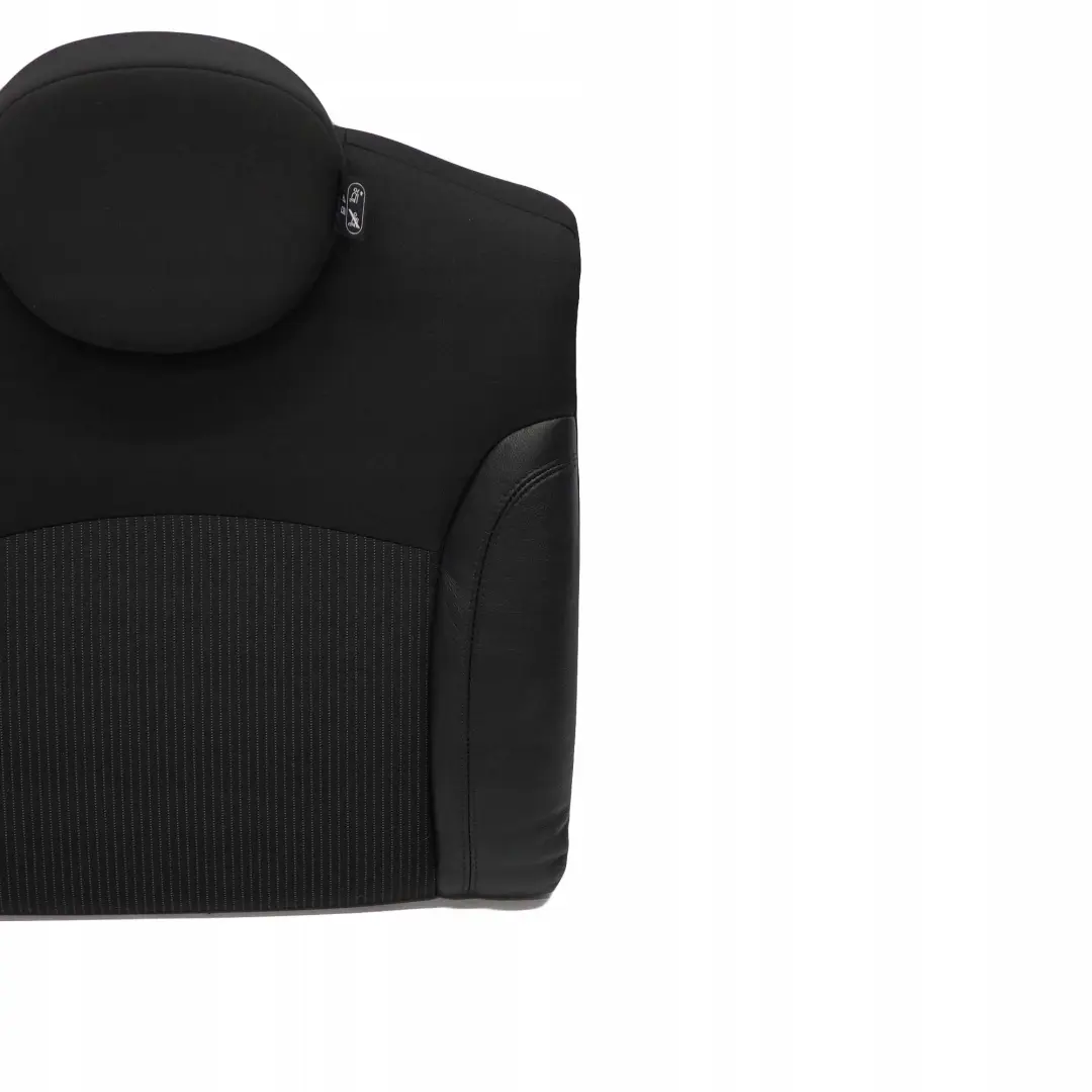 Mini Cooper One R56 LCI Rear Right O/S Seat Backrest Cloth / Leather Black - SKU 7270376 - Part number 7270376
