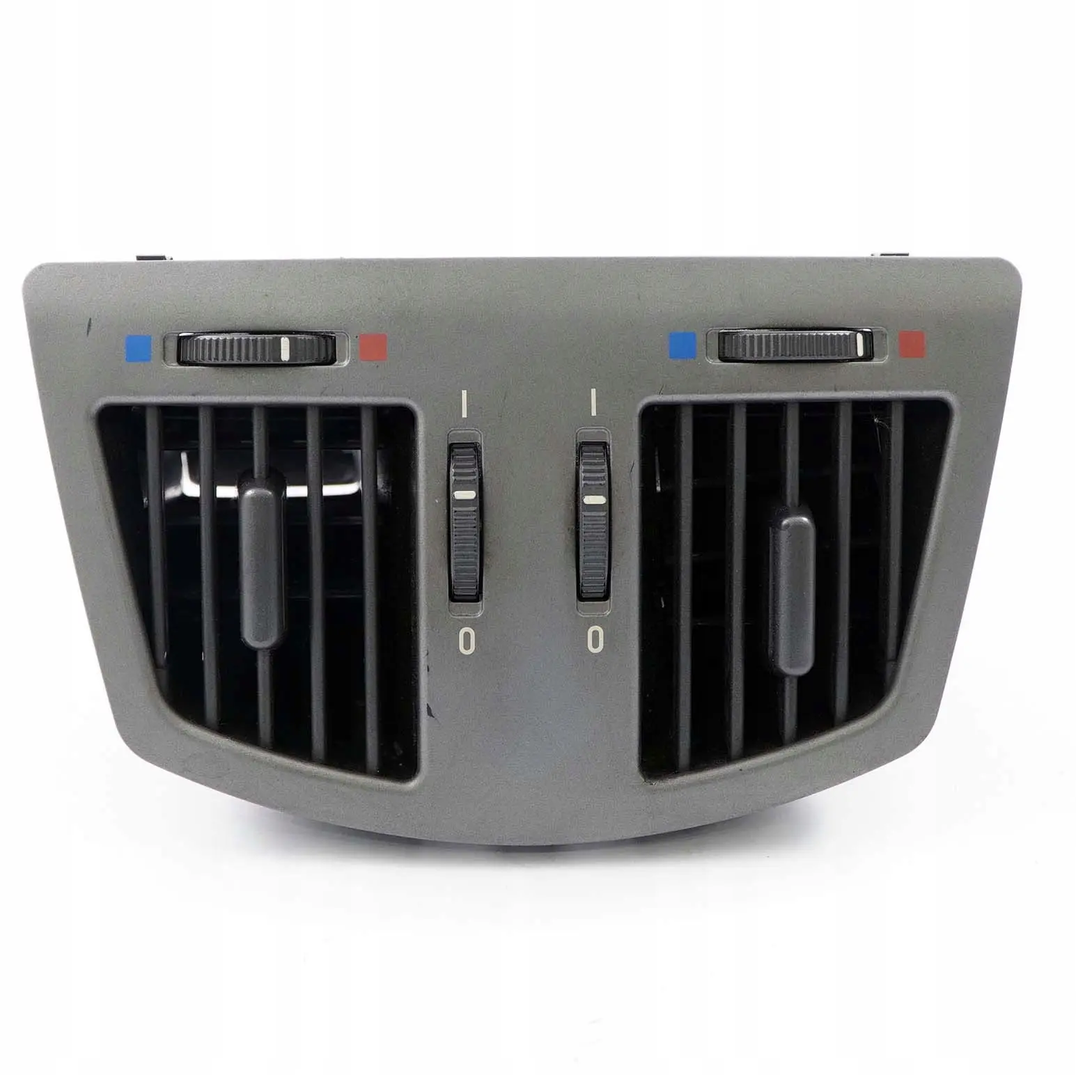 BMW E65 E66 E67 1 Ventilación rejilla aire fresco consola trasera Plata Oscura