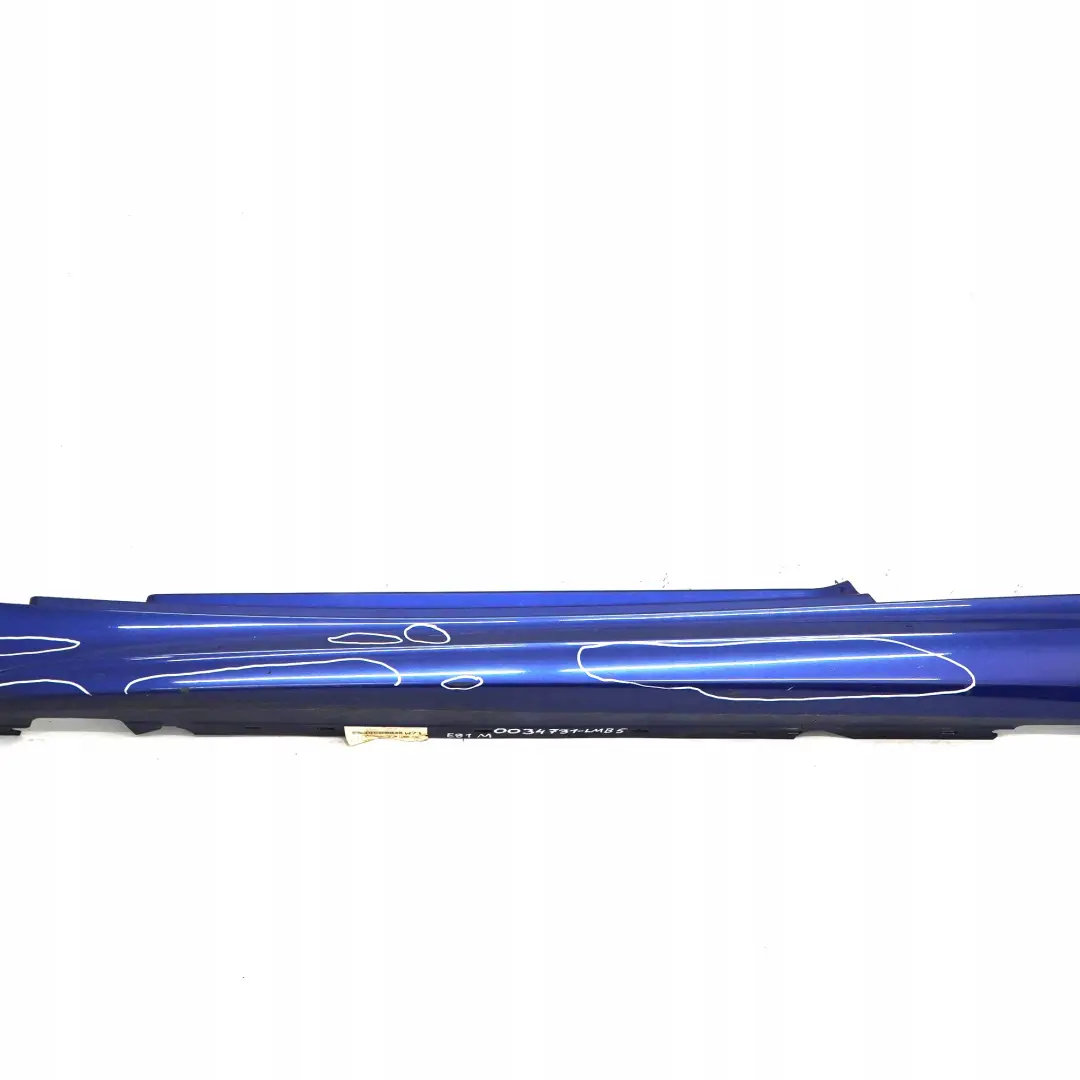 BMW E81 E82 E88 5 M Sport Listello Portiera Apertura SX le Mans Blu - 381 - SKU 0034731-LMB5 - Numero di parte 0034731