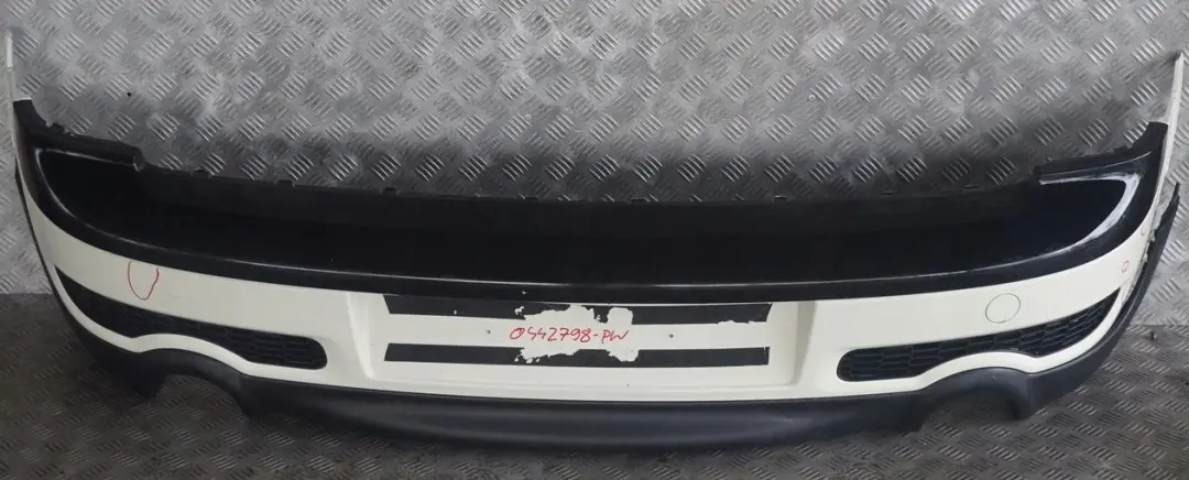 Mini Clubman R55 Cooper S Rear Bumper Trim Panel Pepper White - 850 - SKU 0442798-PW - Part number 0442794