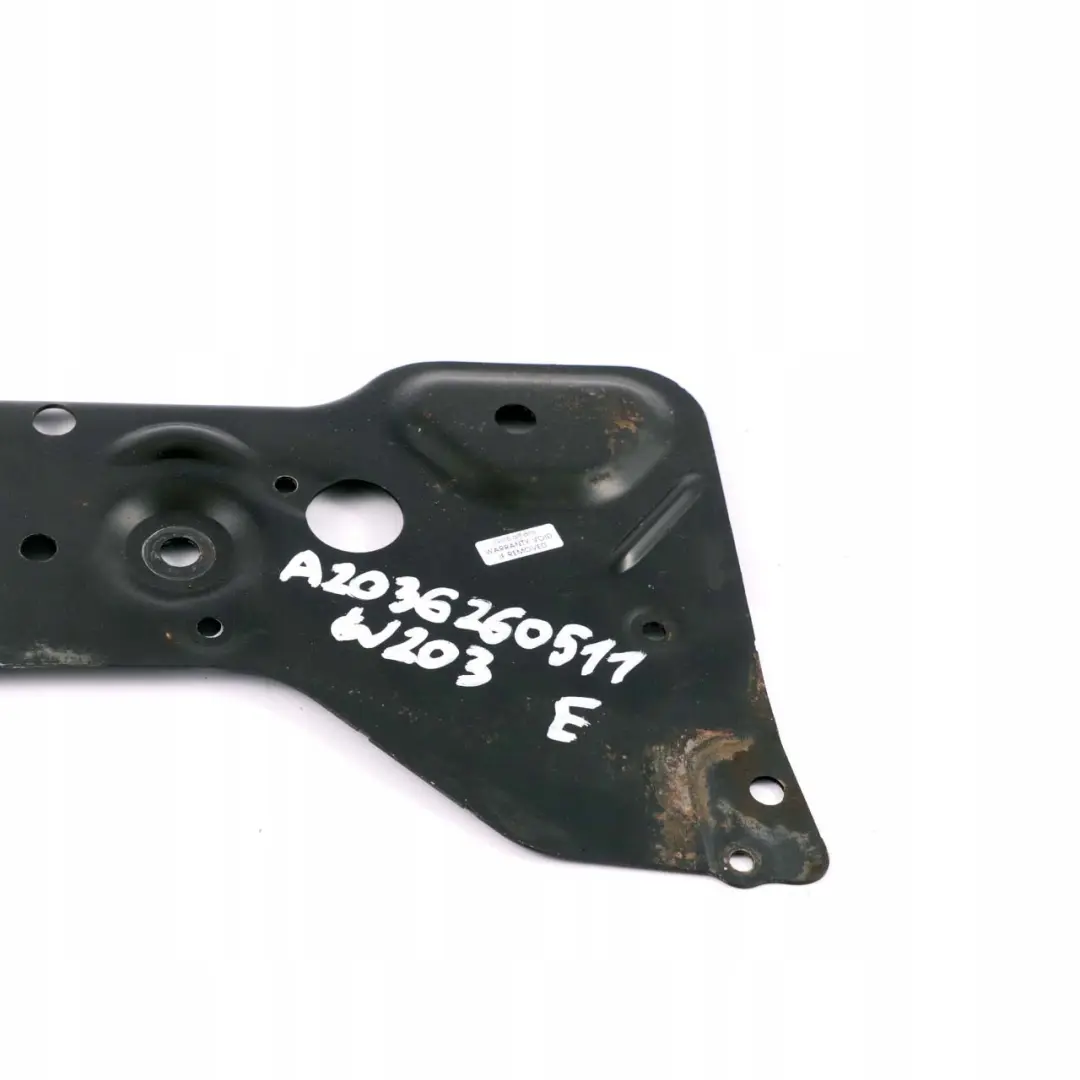 Mercedes-Benz CLK W203 C209 Essieu Avant Plattentragerhalter pour à propos du numéro de pièce A2036260511 Mercedes-Benz CLK W203 C209 Essieu Avant Plattentragerhalter - SKU A2036260511 - Numéro de pièce A2036260511