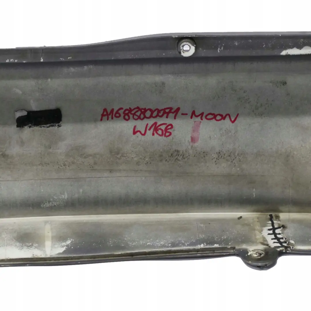 Mercedes-Benz A-Class W168 Rear Bumper Trim Panel Moonlight Silver Metallic 706 to with Part number A1688800071 Mercedes-Benz A-Class W168 Rear Bumper Trim Panel Moonlight Silver Metallic 706 - SKU A1688800071 - Part number A1688800071