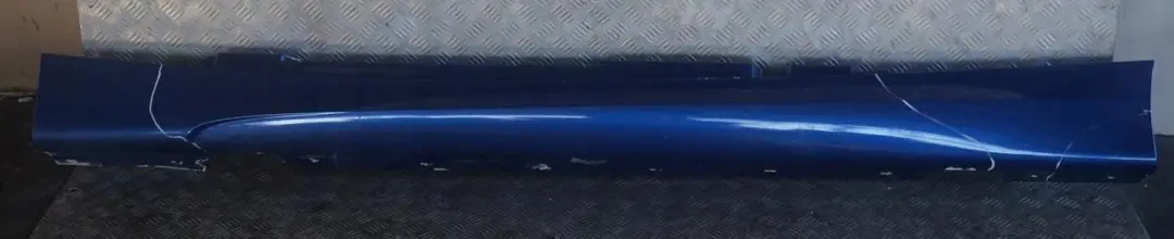 BMW 1 Series E87 M Sport Sill Strip Side Skirt Left N/S Montegoblau Blue - A51 - SKU 0033557-MTB - Part number 0033557
