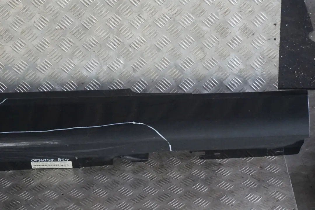 BMW 3 Reihe E92 E93 4 Schwellerleiste rechts Black Sapphire Saphirschwarz - 475 - SKU 0034058-BS4 - Teilenummer 0034058