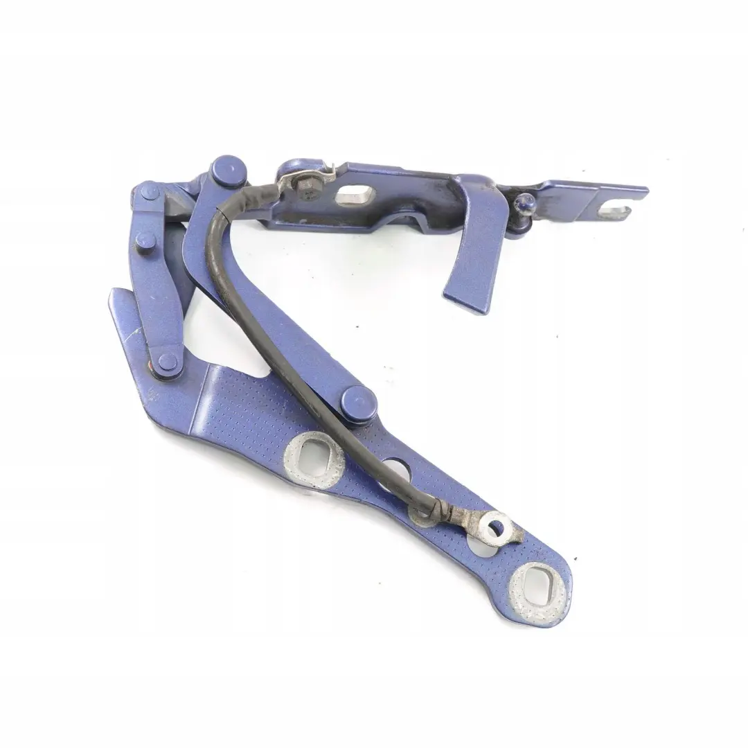 BMW X3 Series E83 Front Bonnet Hood Left Hinge N/S Montegoblau Blue - A51 - SKU 3411447-MTB - Part number 3411447