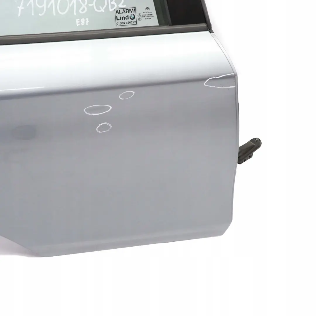 Tür Hinten Rechts Quarzblau Blau Metallic für BMW 1 er E87 LCI mit Teilenummer 41527191018 BMW 1 er E87 LCI Tür Hinten Rechts Quarzblau Blau Metallic - SKU 7191018-QB2 - Teilenummer 41527191018