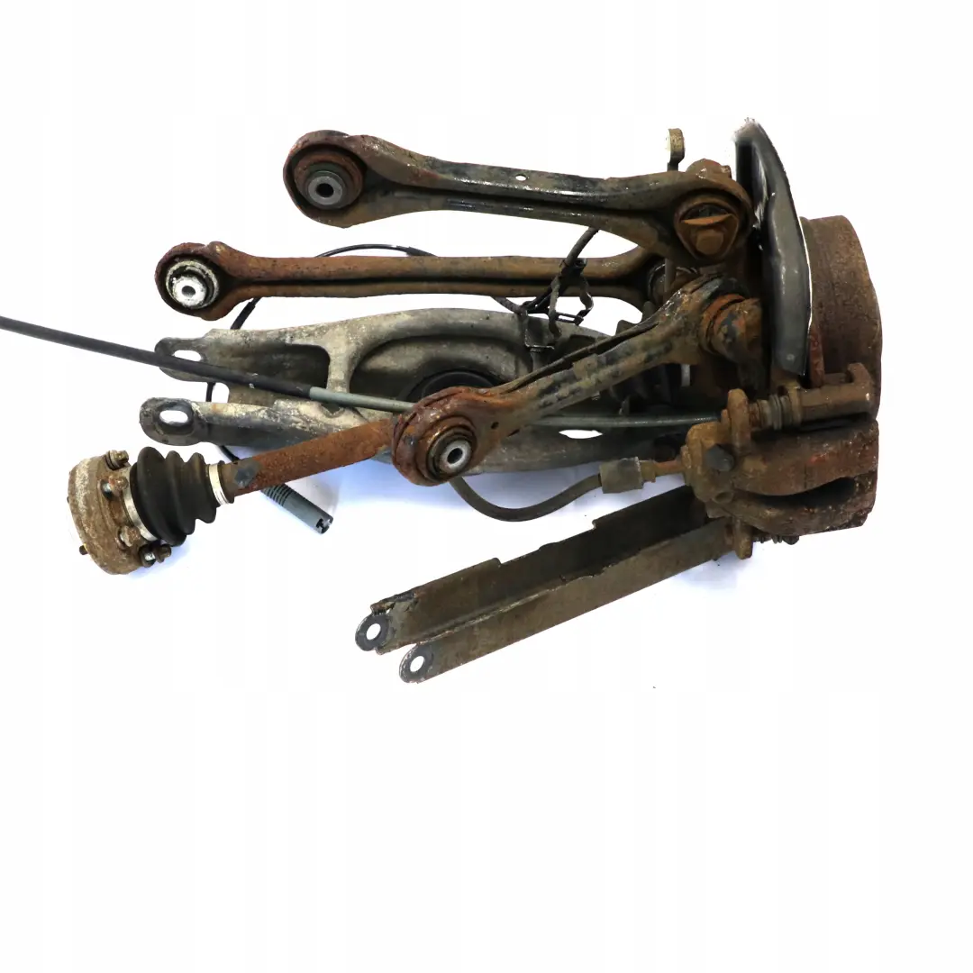 N43 Trasera Izquierda Spring Strut Pierna Freno Suspension Hub para BMW E87 LCI 120i con número de pieza 6774809 BMW E87 LCI 120i N43 Trasera Izquierda Spring Strut Pierna Freno Suspension Hub - SKU 6774809-27 - Número de pieza 6774809