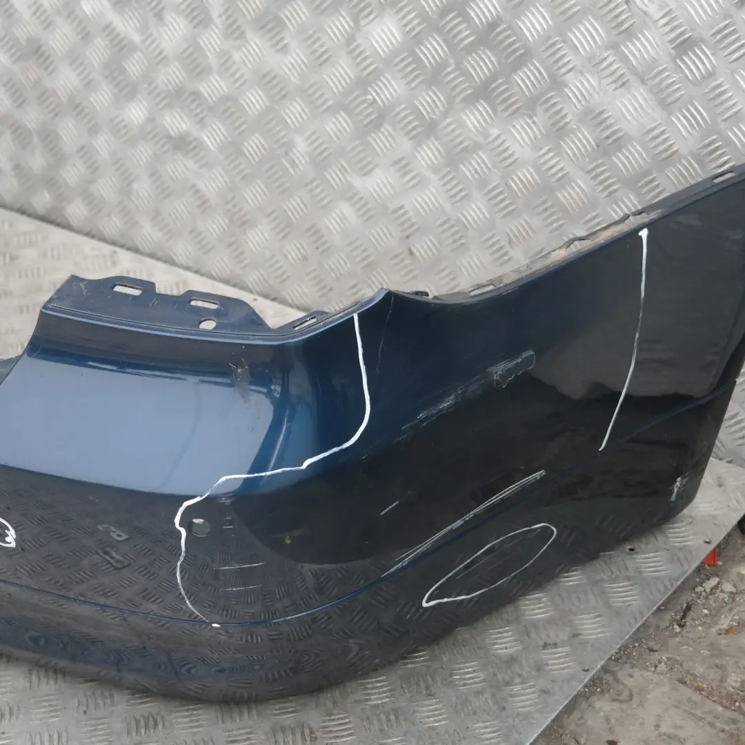 BMW 3 Series 1 E90 Saloon Rear Bumper PDC Mysticblau Mystic Blue Metallic - A07 - SKU 0033194-MYS1 - Part number 33194