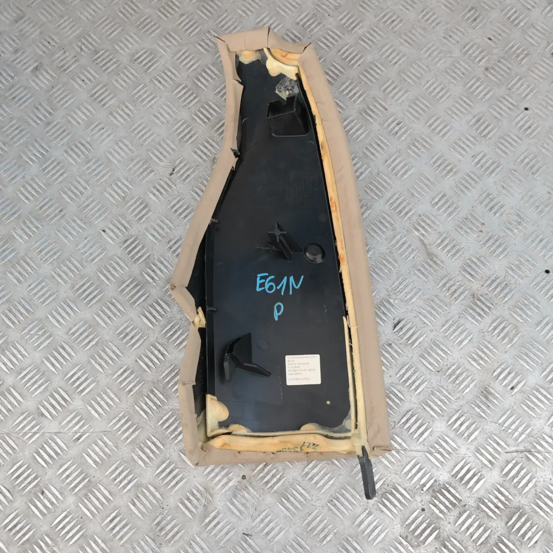 BMW 5 er E61 Sitz Hinten Seitenteil Leder Rechts - SKU 7119128 - Teilenummer 7119128