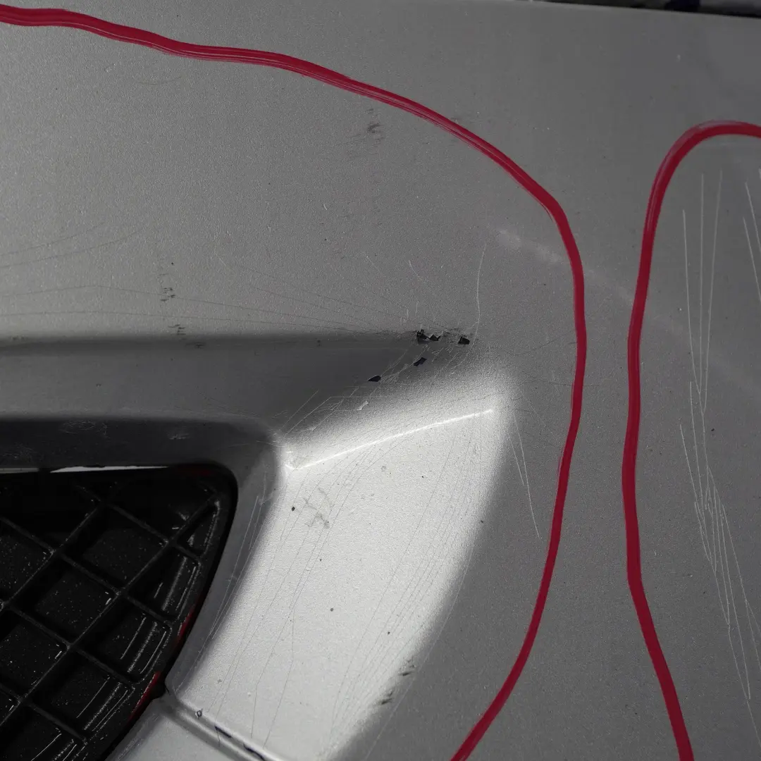 Complete Front Bumper Trim Panel Titansilber Silver to BMW 1 Series E81 E87 LCI with Part number 0035909 BMW 1 Series E81 E87 LCI Complete Front Bumper Trim Panel Titansilber Silver - SKU 0035909-TS - Part number 0035909