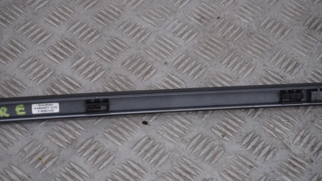 BMW E81 E87 Right Roof Moulding Railing O/S Bluewater Metallic Blue Water 896 - SKU 0032702-WB - Part number 0032702