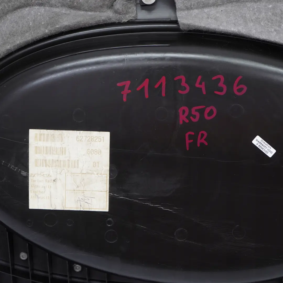 Revetement de Porte Gauche Tartan Red Rouge Cuir Anthracite pour Mini R50 1 à propos du numéro de pièce 7113436 Mini R50 1 Revetement de Porte Gauche Tartan Red Rouge Cuir Anthracite - SKU 7113436 - Numéro de pièce 7113436