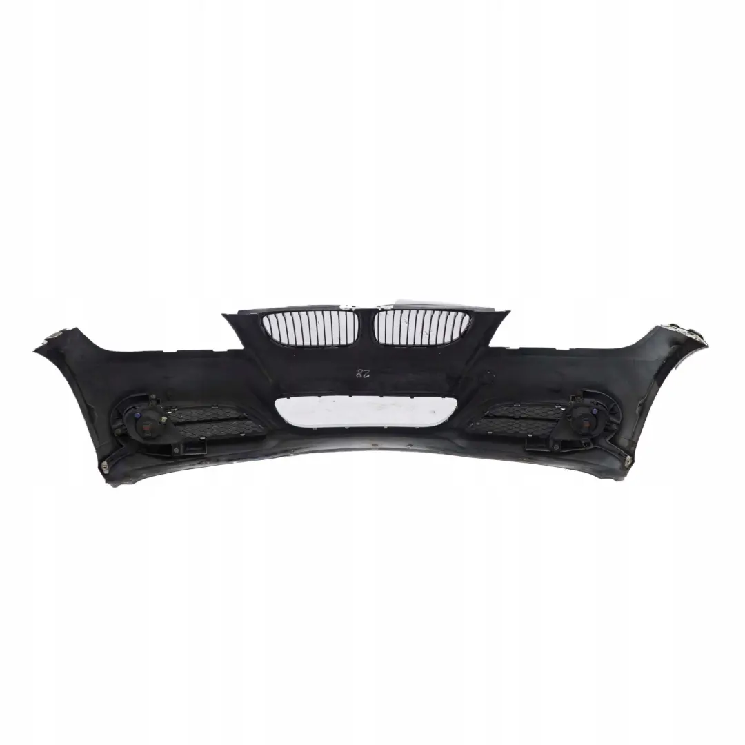 BMW E90 E91 LCI Front Bumper Trim Panel Complete Alpinweiss 3 White - 300 - SKU 0036837-AW - Part number 0036838