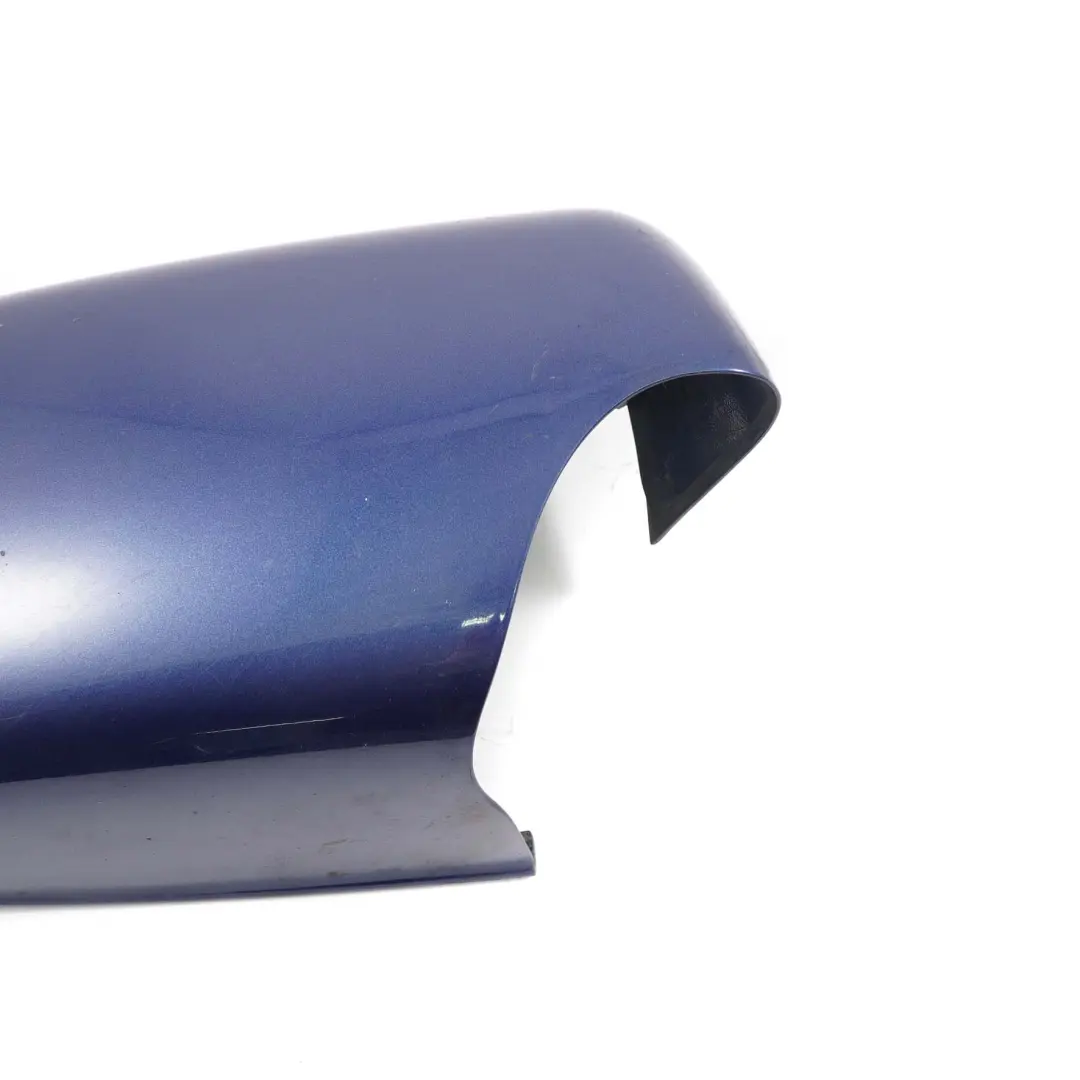 BMW X5 Series E53 Right O/S Wing Mirror Cover Cap Montegoblau Blue - A51 - SKU 0007740-MTB - Part number 0007740