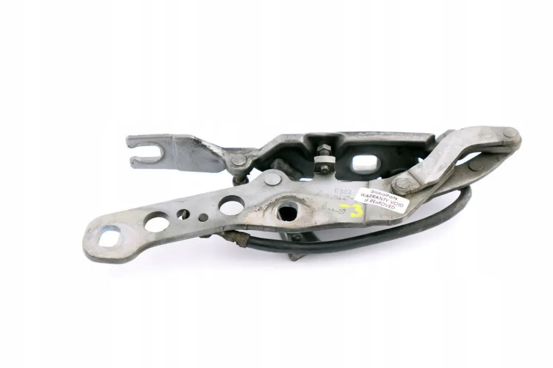 BMW X3 E83 Capo delantero izquierdo Bisagra Titansilber Plata - SKU 3411447-3 - Número de pieza 3411447