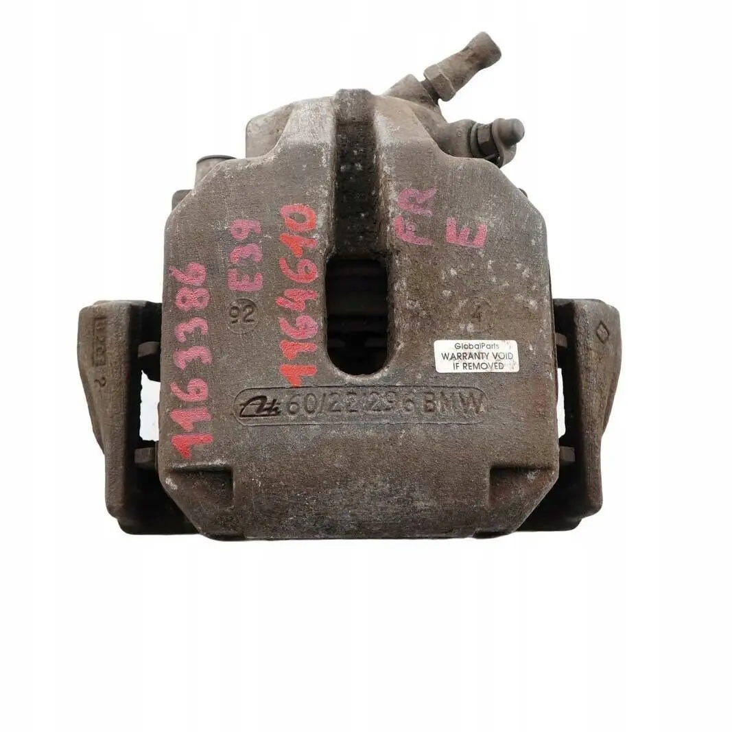 Boitier D?etrier de Frein a etrier avant Droit 60/22/296 pour BMW 5 Serie E39 à propos du numéro de pièce 1163386 BMW 5 Serie E39 Boitier D?etrier de Frein a etrier avant Droit 60/22/296 - SKU 1163386 - Numéro de pièce 1163386