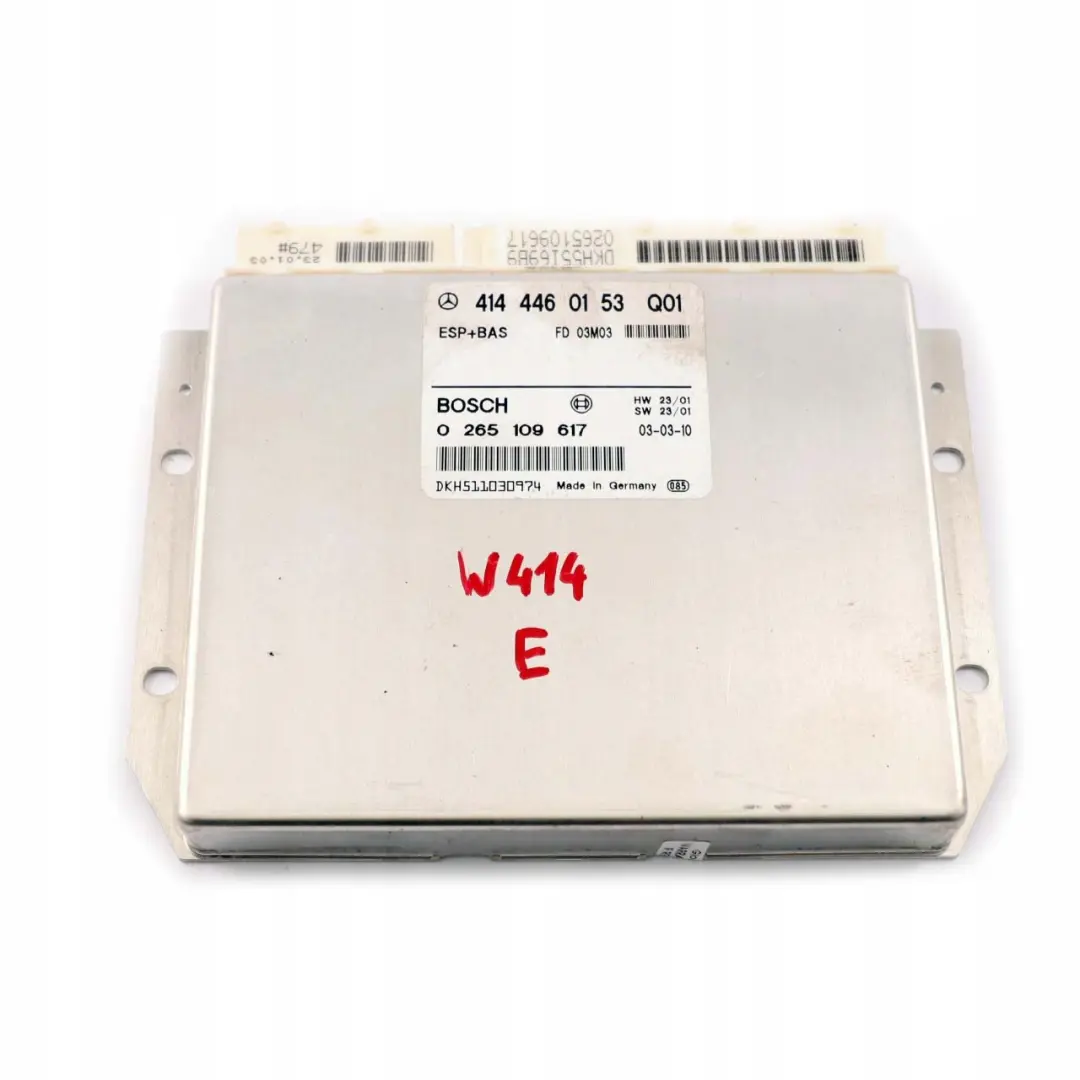  Mercedes-Benz Vaneo W414 ESP BAS Control Unit Module ECU - SKU A4144460153 - Part number A4144460153