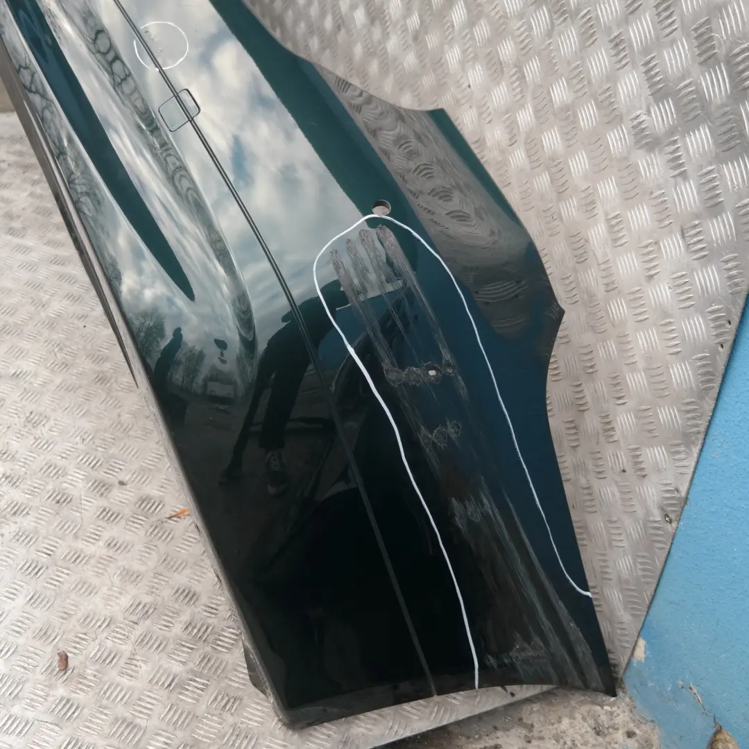 BMW 3 SERIES E90 Rear Bumper PDC Tiefgruen Green Metallic - A43 - SKU 0033194-TG - Part number 51120033194